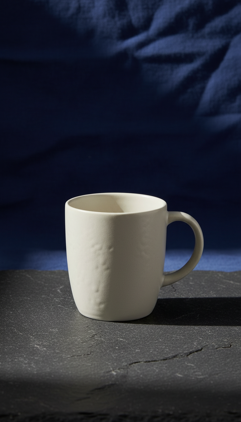 Soft Pebble Ceramic Mug in a new setting