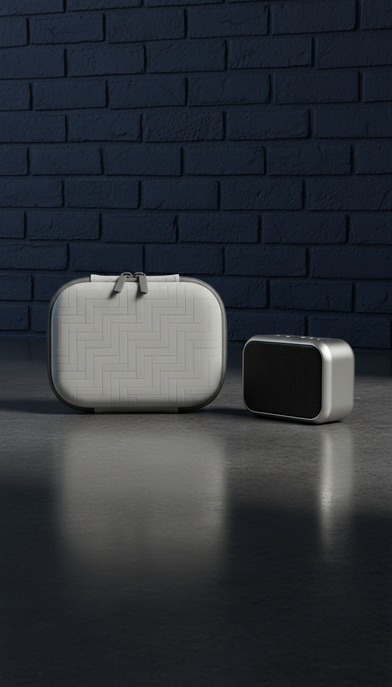 Protective Carrying Case with Minimalist Design in a new setting