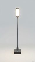 LED desk lamp, Use a straight-on camera angle for product shots, ensuring the entire product is visible and clearly...