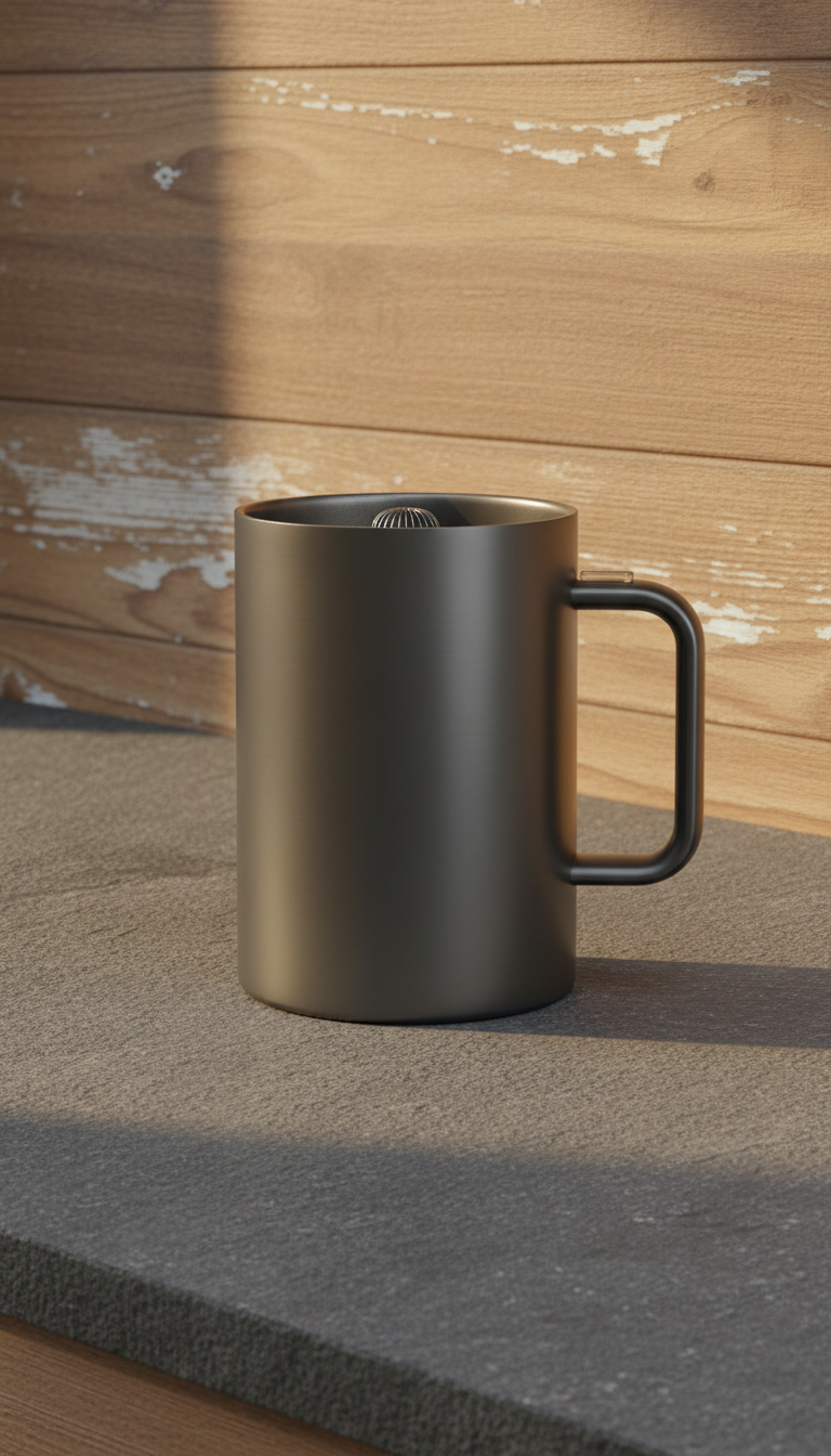 Self-Stirring Mug in a new setting